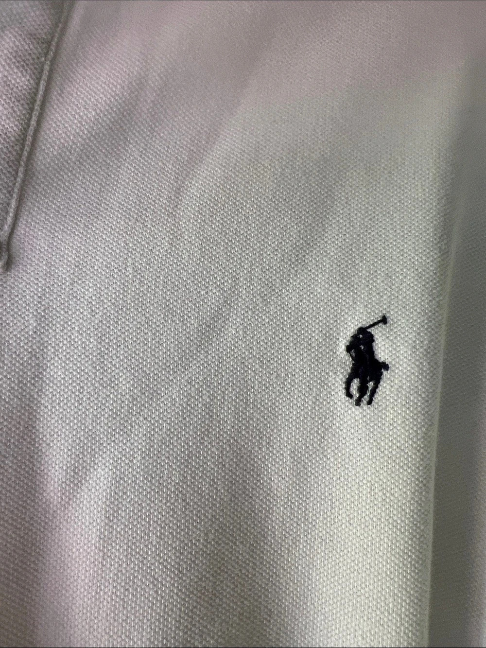 Polo by Ralph Lauren White Polo Shirt Size XL Like New